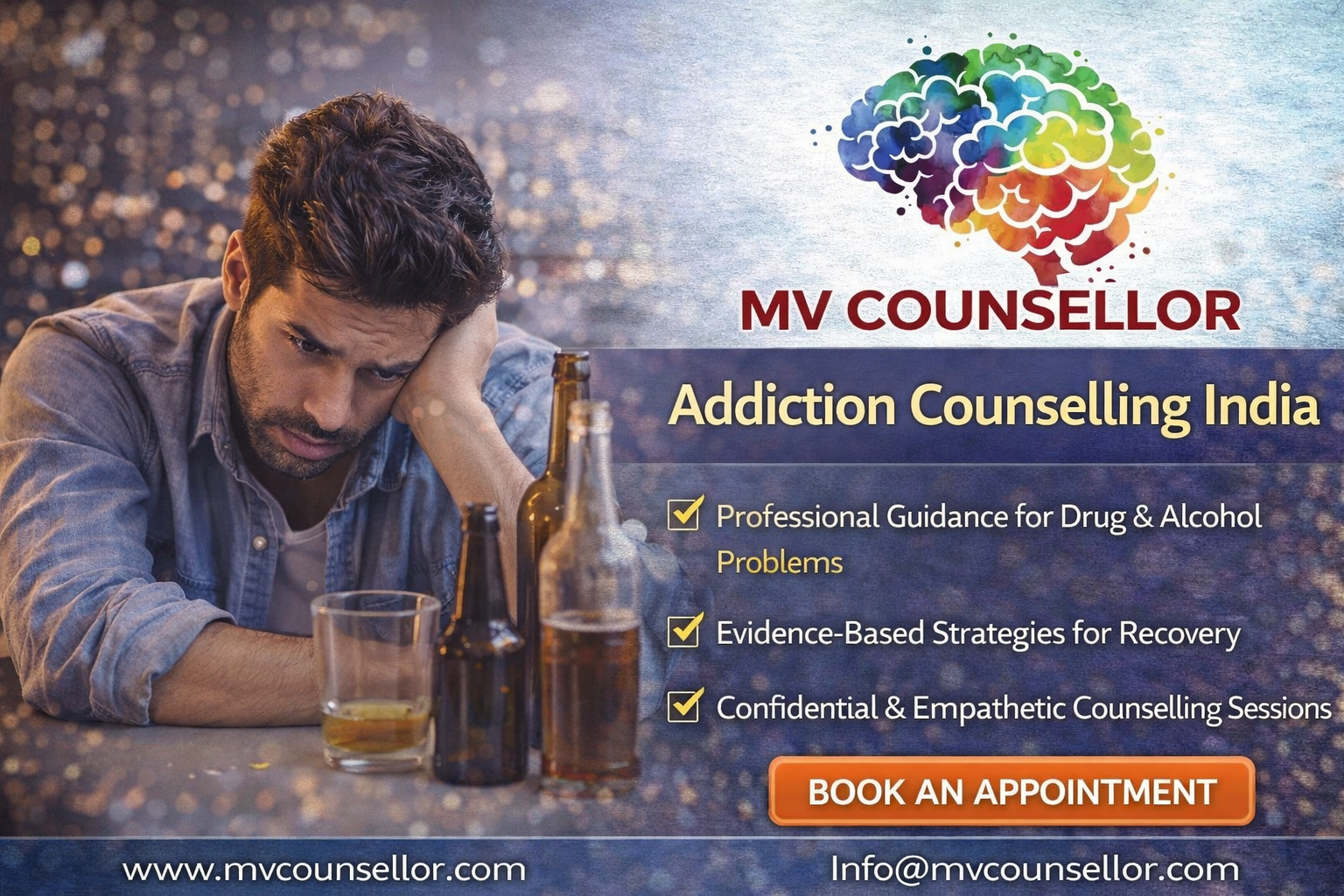 Addiction Counselling India: Professional Support for Recovery, Healing & Lasting Change